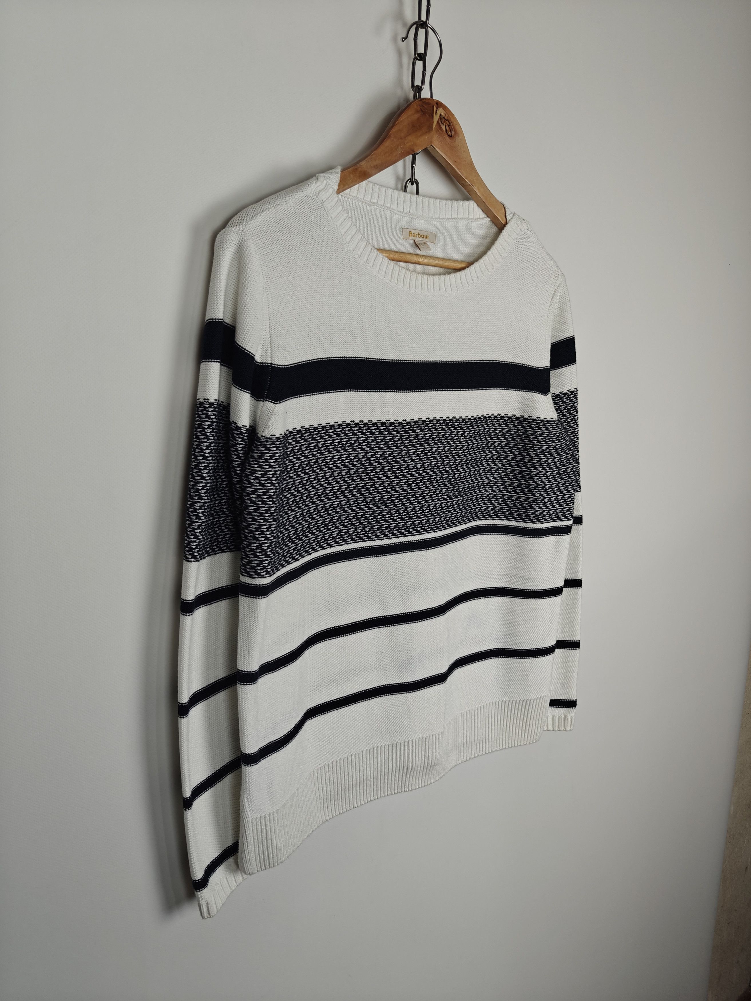 Barbour Barbour Beacon Paddle Knit Sweater Pullover Striped US6 Size M / US 6-8 / IT 42-44 - 4 Thumbnail