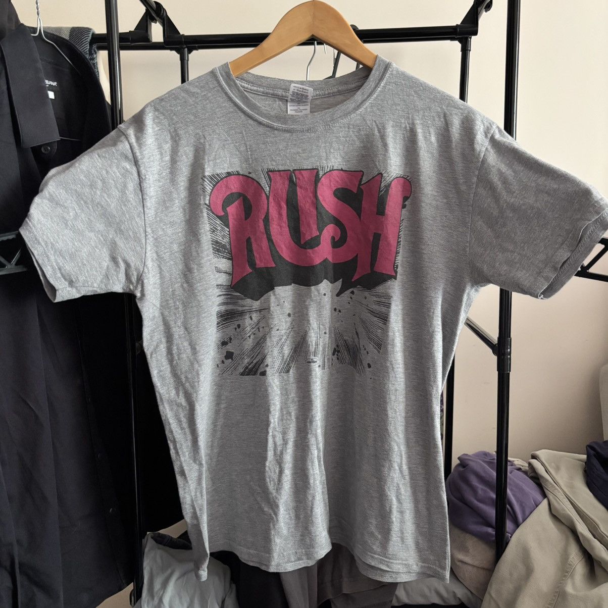 Vintage Vintage Rush Band Tee 2014 Boxy Fit Size US L / EU 52-54 / 3 - 1 Thumbnail
