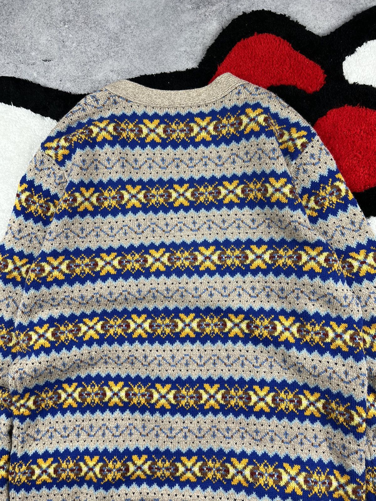 Ralph Lauren Polo Ralph Lauren Fair Isle Avant Gard Cardigan Sweater Size S / US 4 / IT 40 - 15 Thumbnail