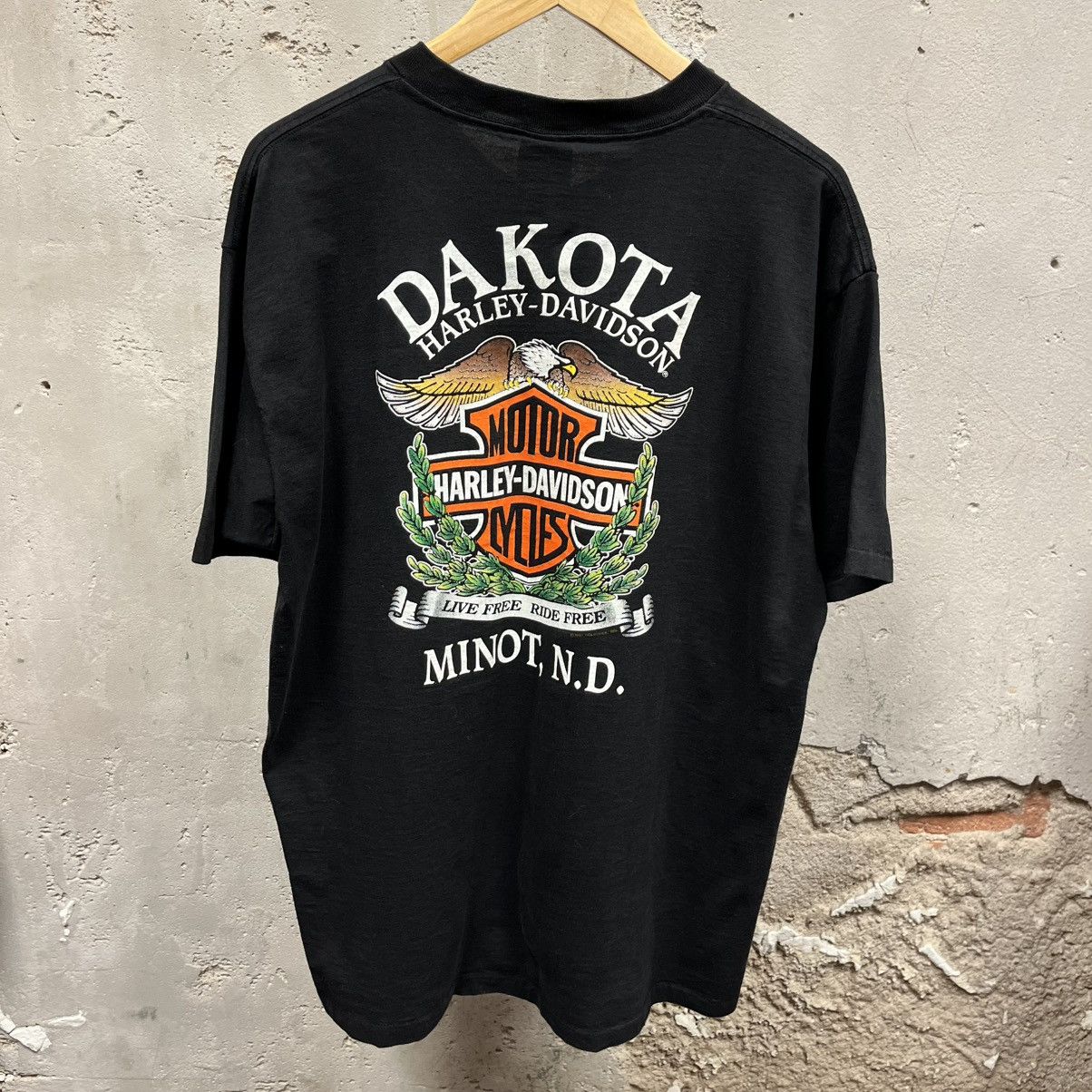 Harley Davidson Vintage Harley Davidson Holoubek 1998 Eagle Chrome Logo Tee Size US XL / EU 56 / 4 - 7 Thumbnail