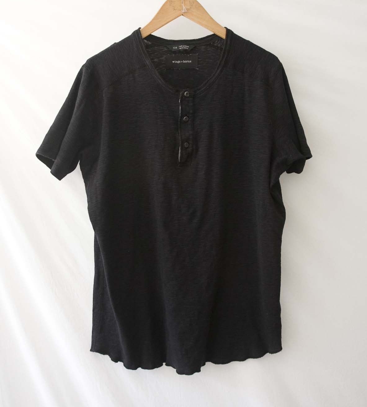 Wings + Horns Wings + Horns Polo Shirt Size L Dark Gray/ Black Size US L / EU 52-54 / 3 - 2 Thumbnail