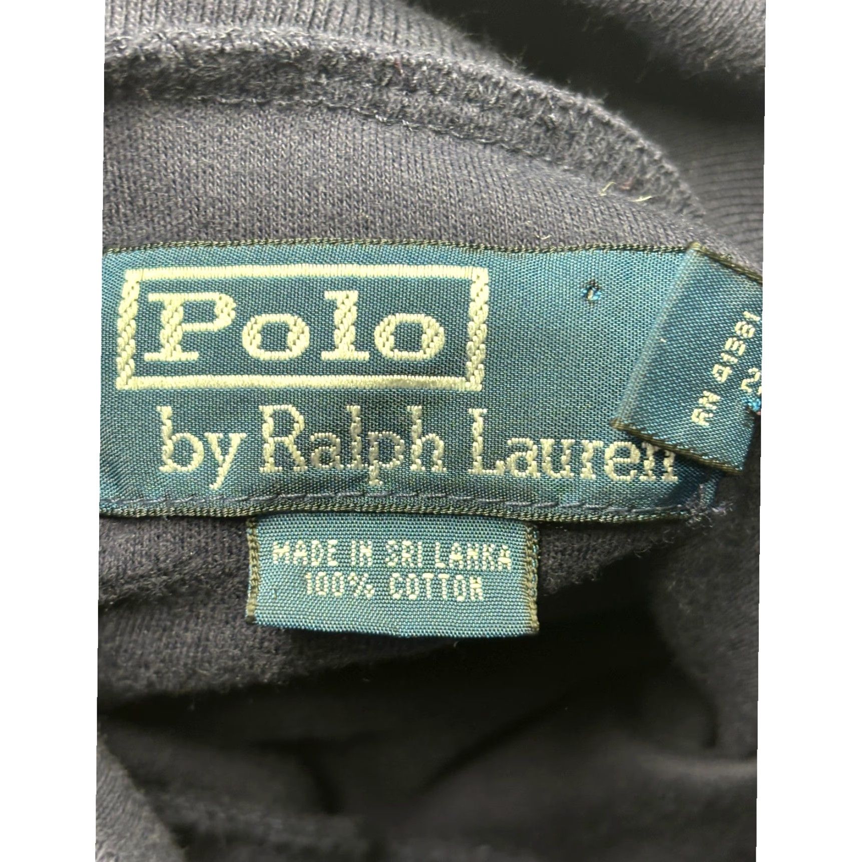 Polo Ralph Lauren Polo Ralph Lauren Mens XXL Navy Blue Cotton Turtleneck Long Sleeve Pony Logo Sweater Size US XXL / EU 58 / 5 - 3 Thumbnail