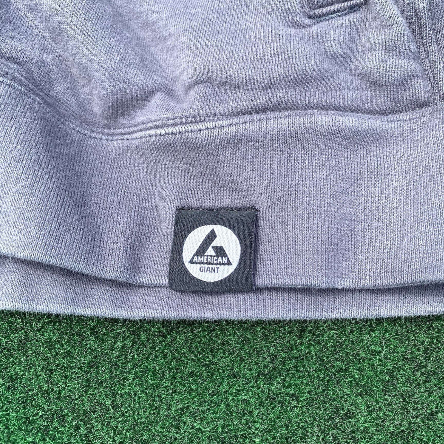 Vintage American Giant Sweatshirt Women’s M Gray Full Zip Heavyweight Cotton Moto USA Size M / US 6-8 / IT 42-44 - 2 Thumbnail