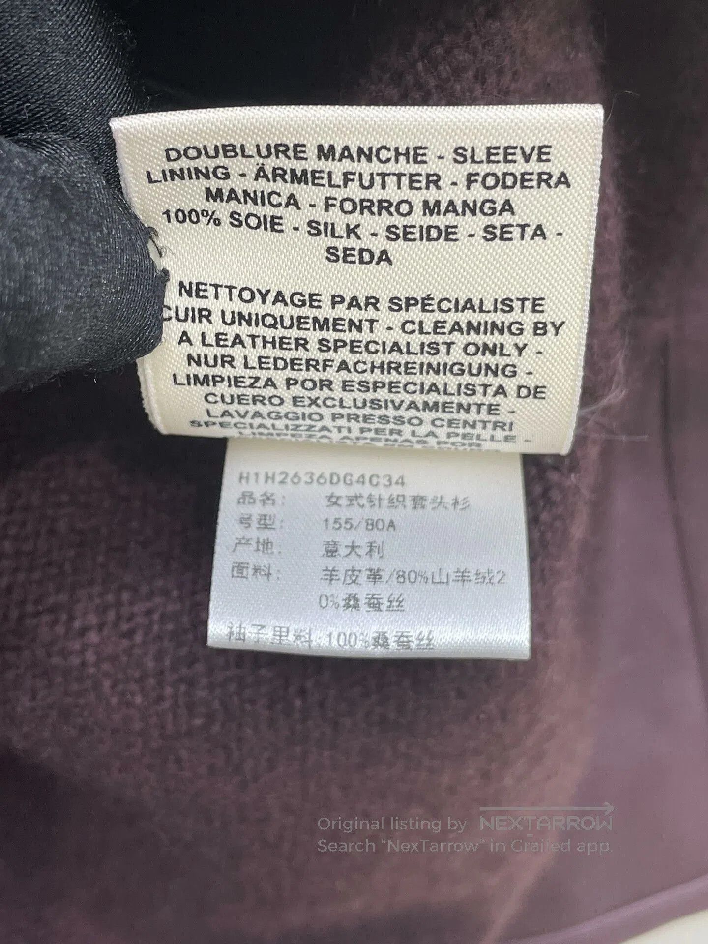 Hermes Hermes Paneled Cashmere Sweater. Size US XS / EU 42 / 0 - 7 Thumbnail