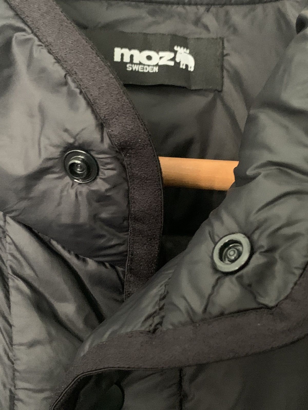 Designer × Japanese Brand MOZ SWEEDEN PUFFER JACKET ALL BLACK Size US L / EU 52-54 / 3 - 12 Thumbnail