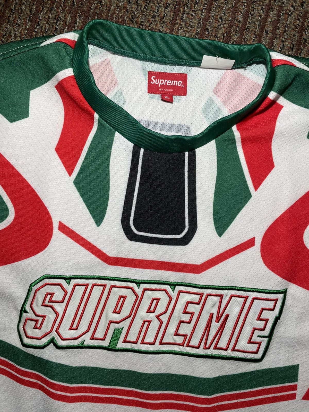 Supreme Supreme Decals Moto Jersey (X-Large) Size US XL / EU 56 / 4 - 3 Thumbnail