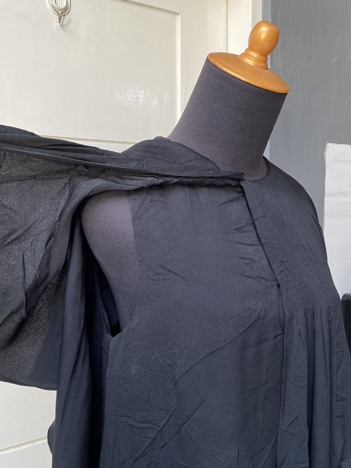 Lanvin LANVIN Black Midi Dress Size S / US 4 / IT 40 - 18 Thumbnail