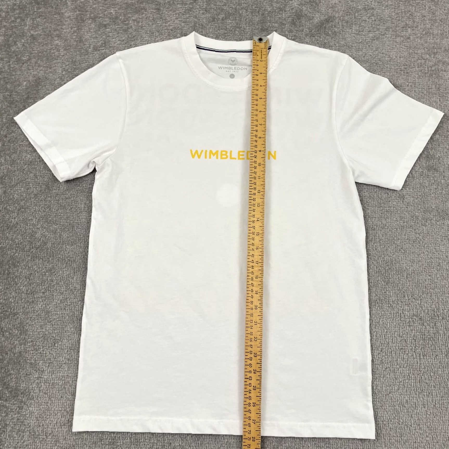 Vintage US Open Wimbledon Tennis Shirt Mens Small White Swirl Graphic Tee Preppy Sport Size US S / EU 44-46 / 1 - 5 Thumbnail