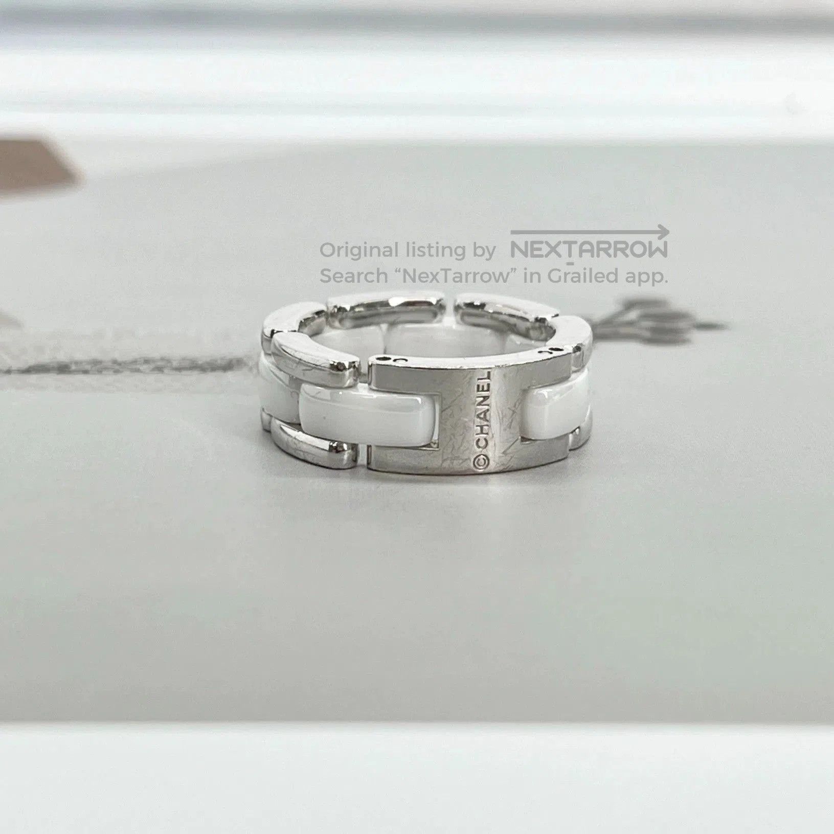 Chanel CHANEL ULTRA White Ceramic Ring Size 54/ Size ONE SIZE - 6 Thumbnail