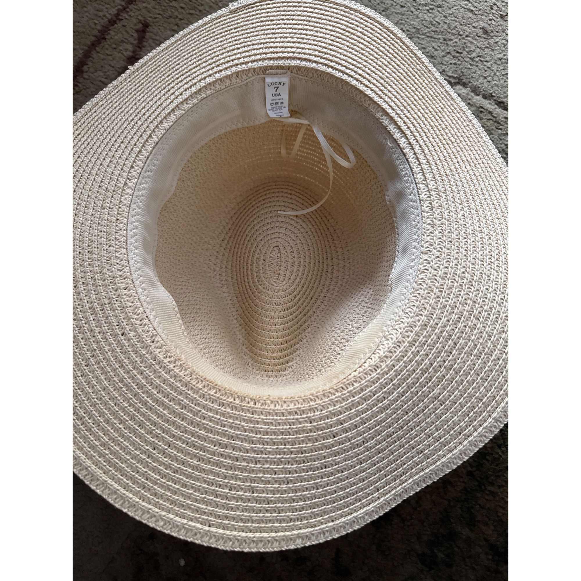 Other Lucky 7 Womens Straw Sun Hat With Tropical Band Made Of 100% Size ONE SIZE - 3 Thumbnail