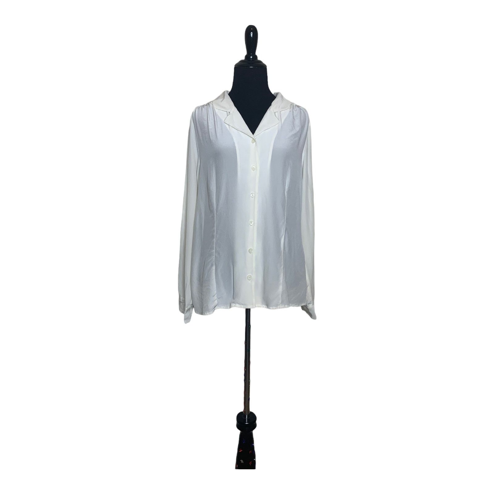 Pendleton Pendleton cream silk long sleeves button shirt size 14 Size XL / US 12-14 / IT 48-50 - 10 Thumbnail