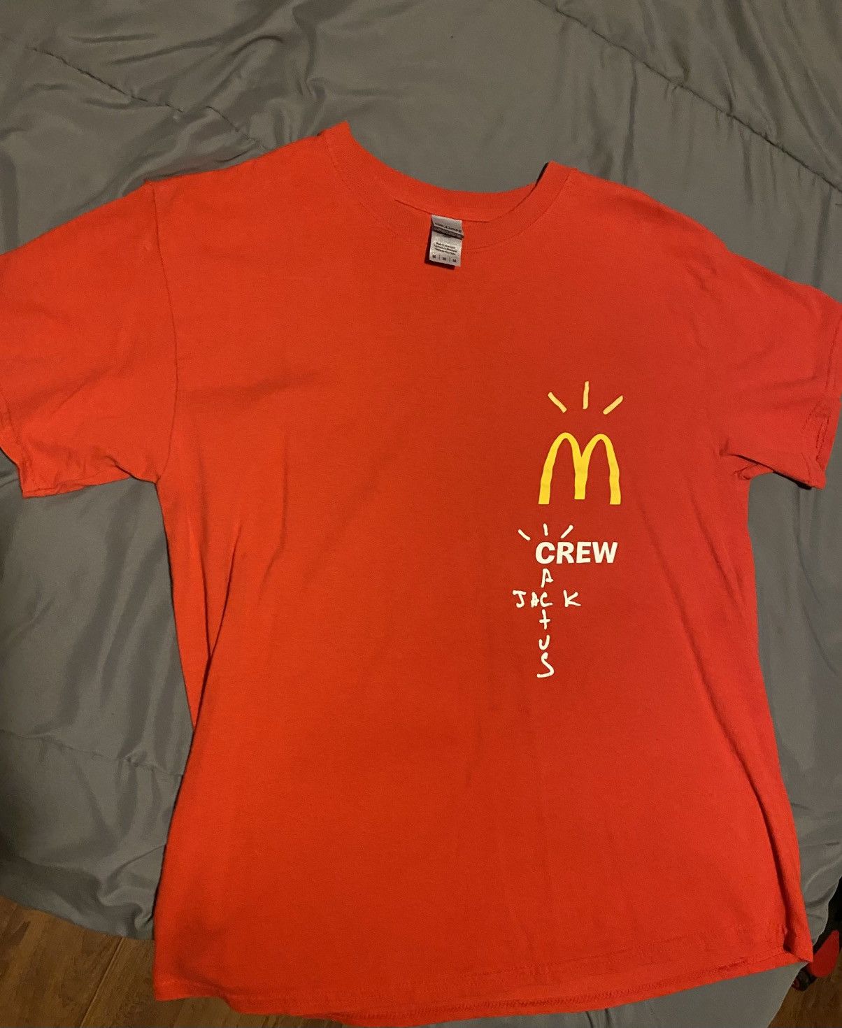 Gildan × Travis Scott Cactus Jack x McDonalds Crew Shirt Size US M / EU 48-50 / 2 - 1 Thumbnail