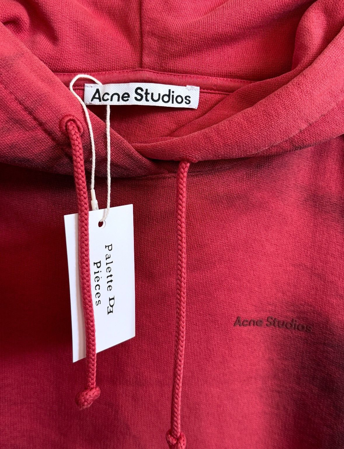 Acne Studios Acne Studios Spray - Paint Red Rubber Hoodie AW20 Size US L / EU 52-54 / 3 - 6 Thumbnail