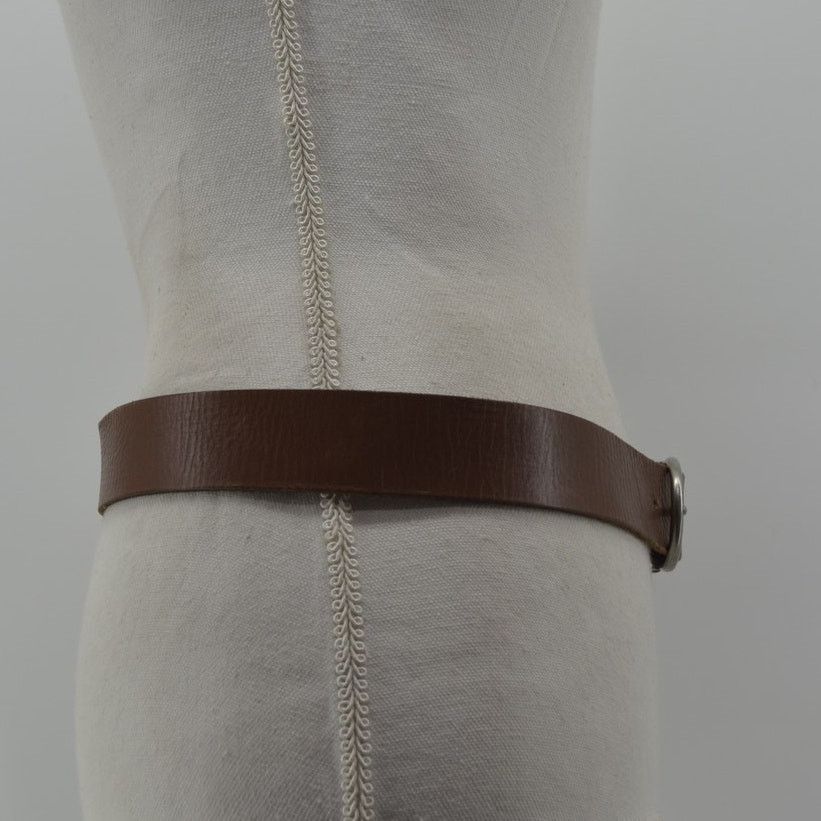 American Eagle Outfitters America Eagle Outfitters Brown Genuine Leather Belt Sz XS/S Size 32 - 11 Thumbnail