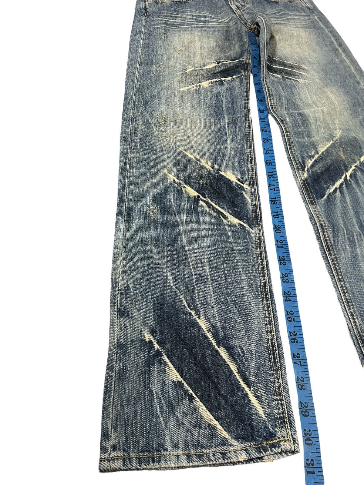 Designer × If Six Was Nine × Japanese Brand Vintage Theoria Rare Thunder Designs Rusty Japan Jeans Size US 30 / EU 46 - 15 Thumbnail