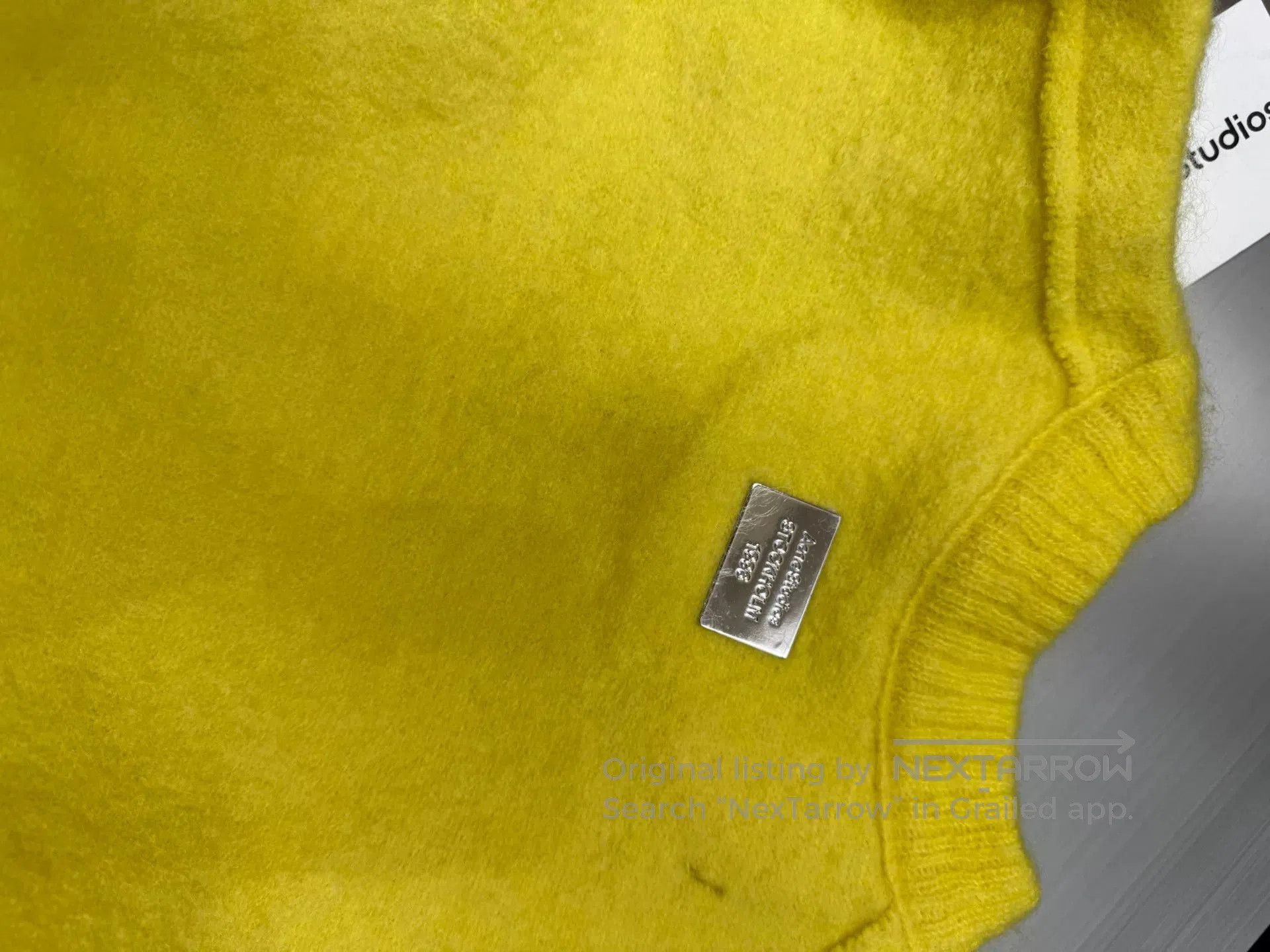 Acne Studios Acne Studios Yellow Knit Sweater XXS. Size US XXS / EU 40 - 9 Thumbnail