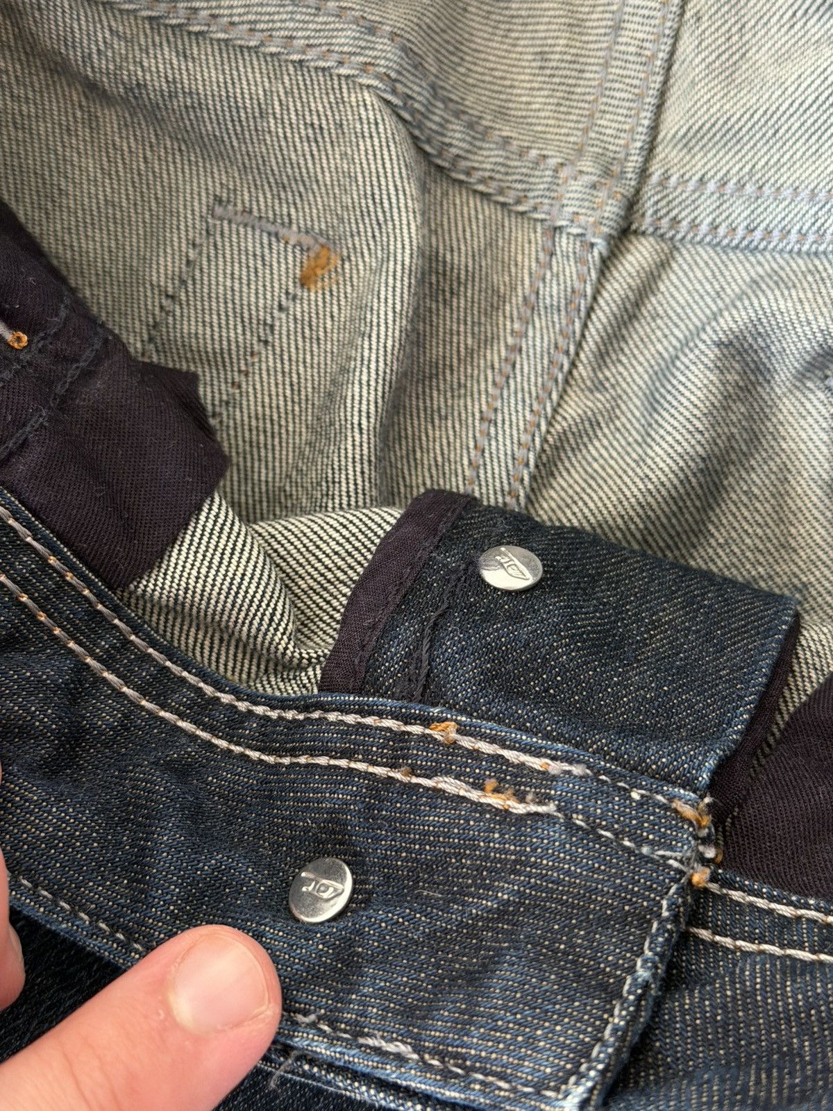 Diesel ‼️Vintage Diesel IND Ladder Baggy Black Denim Jeans‼️ Size US 33 - 20 Thumbnail
