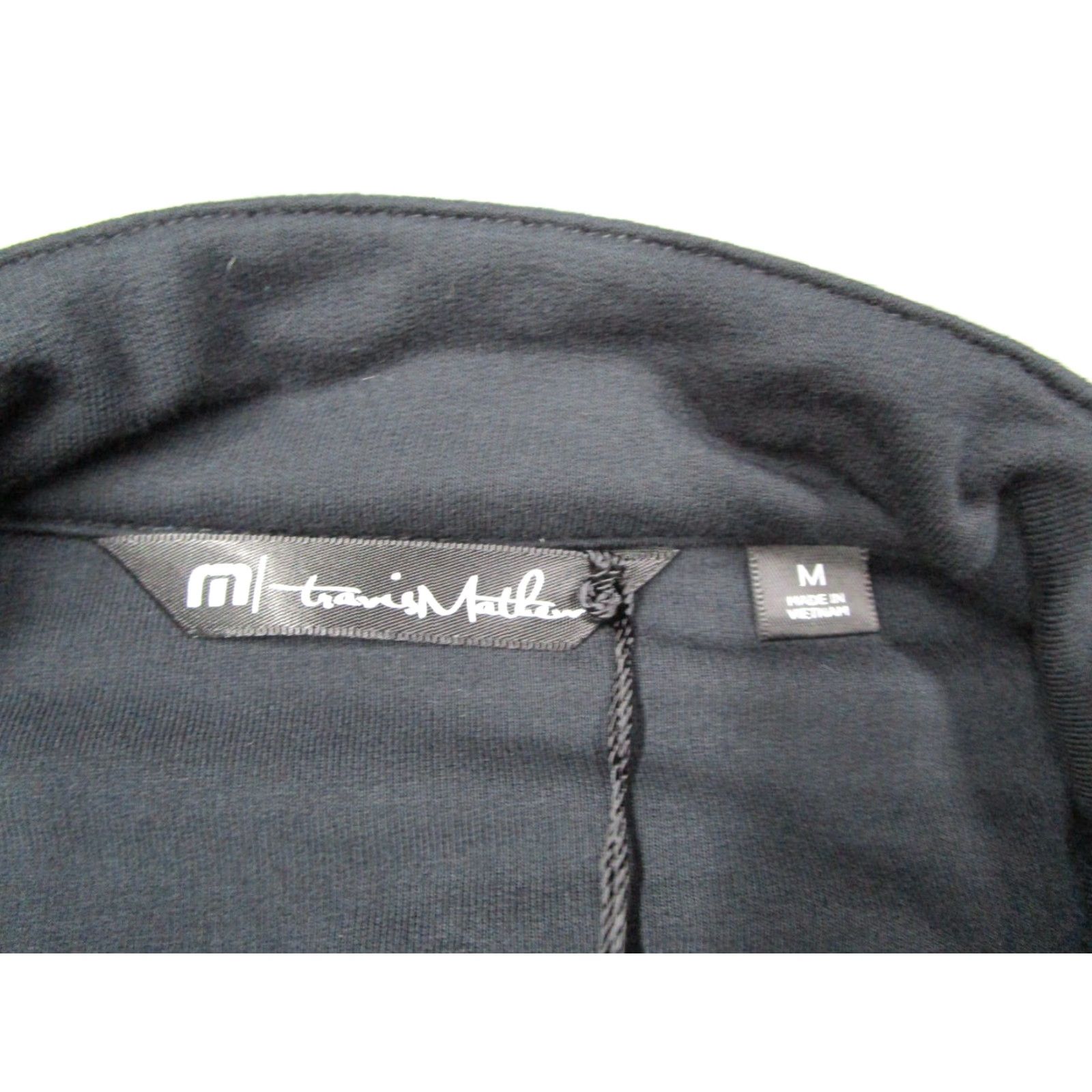 TravisMathew Travis Mathew Jacket Men M Black Newport Full Zip Fleece Logo Embroidered Pockets Windbreaker City Classic Outdoor Sports 90s? (No, avoid unknown) Size US M / EU 48-50 / 2 - 2 Thumbnail