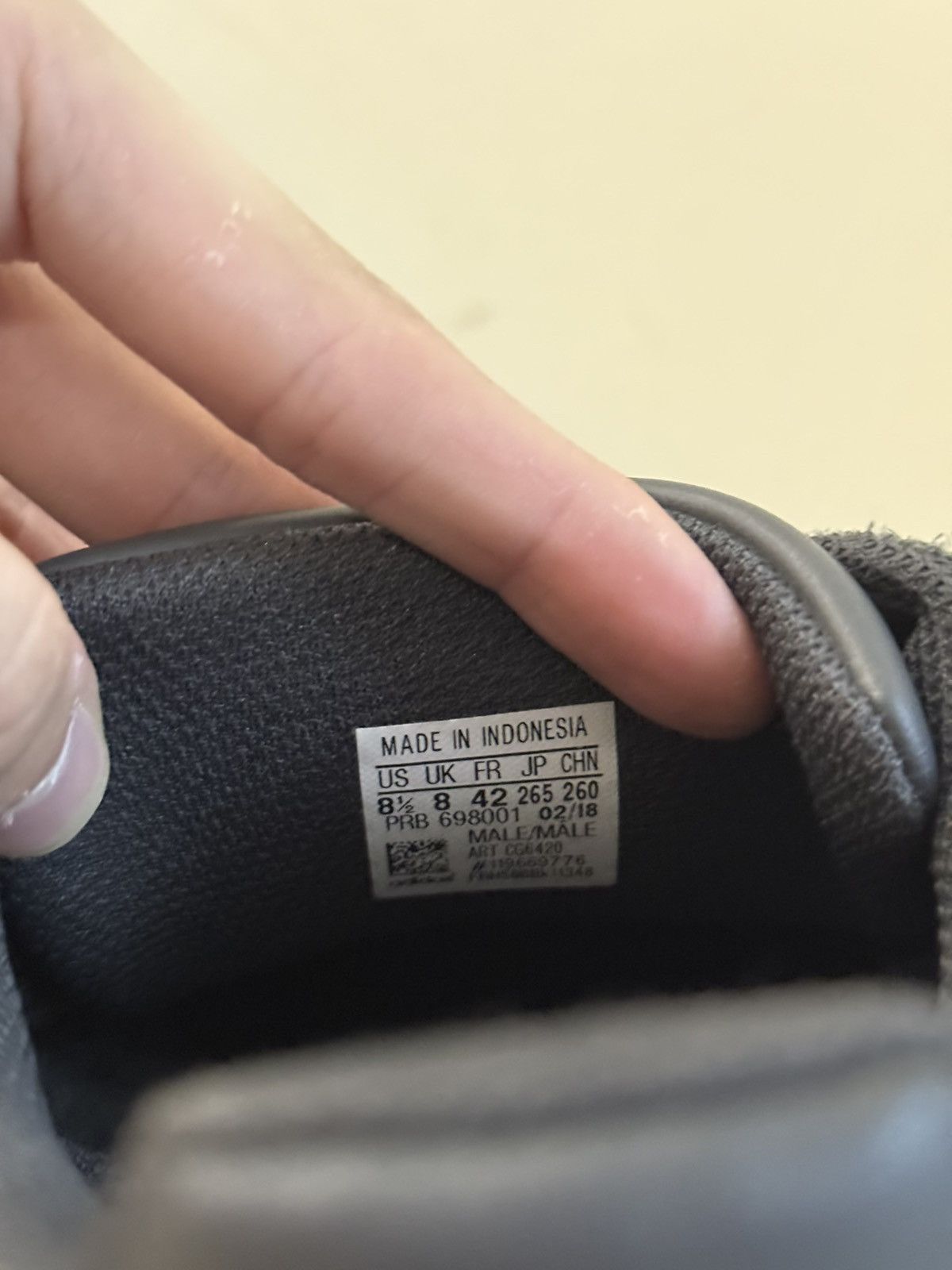 Yeezy Adidas Yeezy Calabas Powerphase Black Size US 8.5 / EU 41-42 - 5 Thumbnail