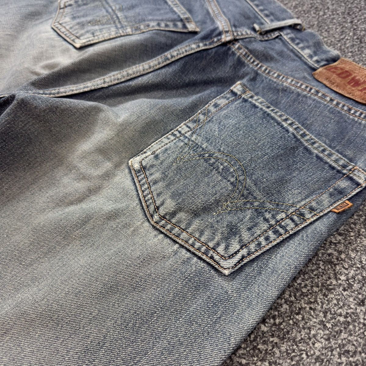 Kapital 🇯🇵 Vintage 90s Selvedge Edwin 505xx Distressed Denim Size US 28 / EU 44 - 10 Thumbnail