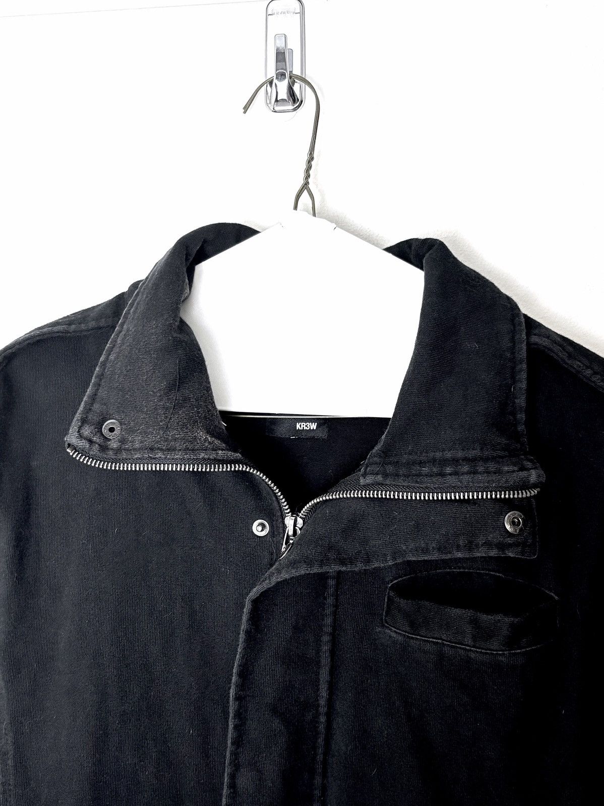 KREW KR3W Black Zip-up Stand Collar Jacket Size US S / EU 44-46 / 1 - 8 Thumbnail