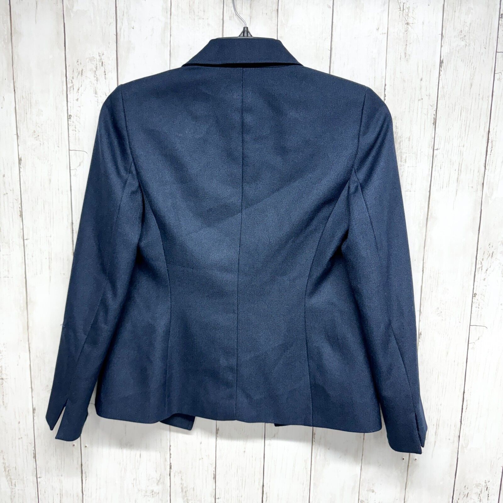 Other Le Suit Jacket 4 Blue Single Breasted Folded Collared Size S / US 4 / IT 40 - 4 Thumbnail
