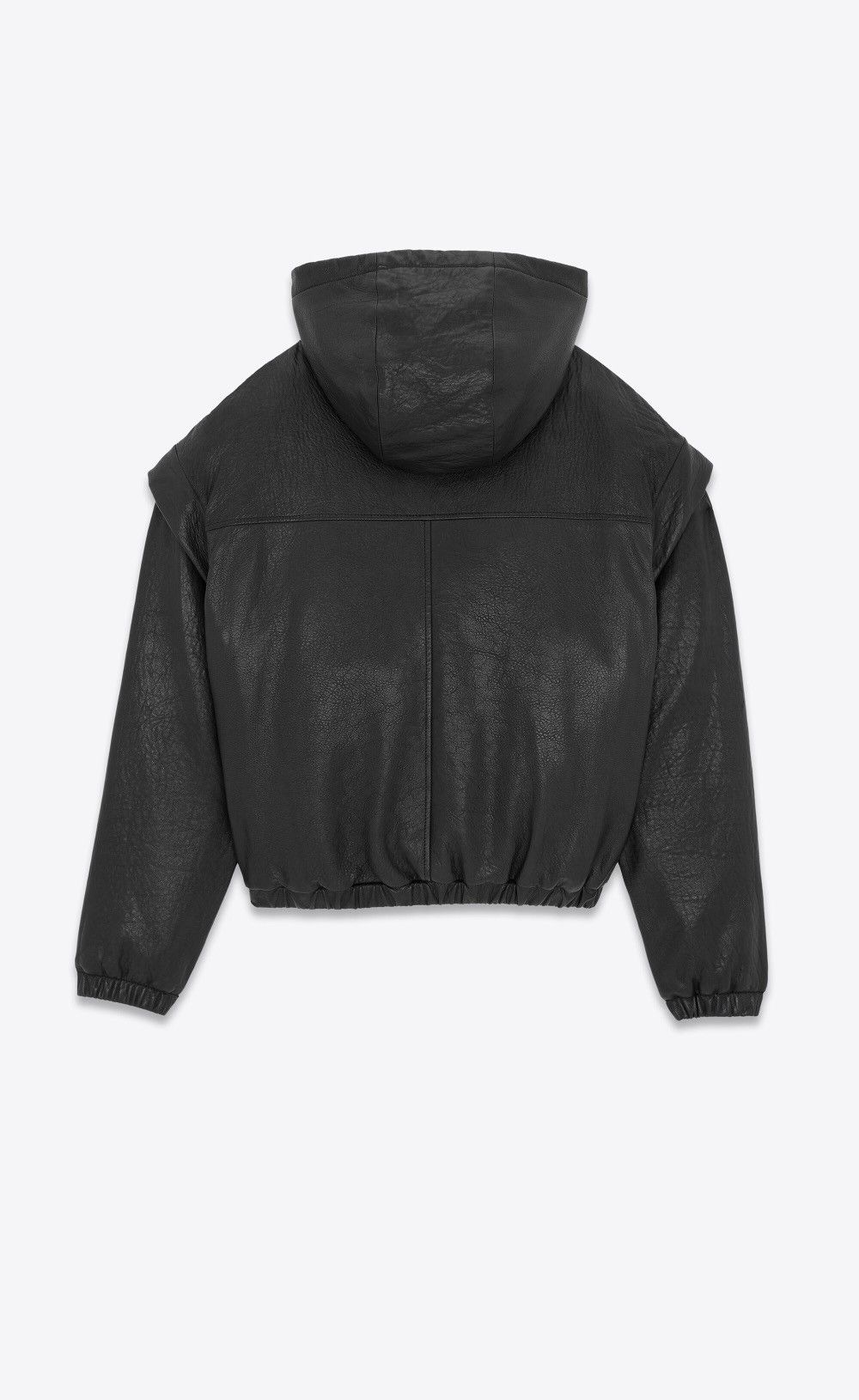 Saint Laurent Paris 🔥$6.2K VALUE🔥Saint Laurent Hooded Jacket in Grained Lambskin Size US S / EU 44-46 / 1 - 2 Thumbnail