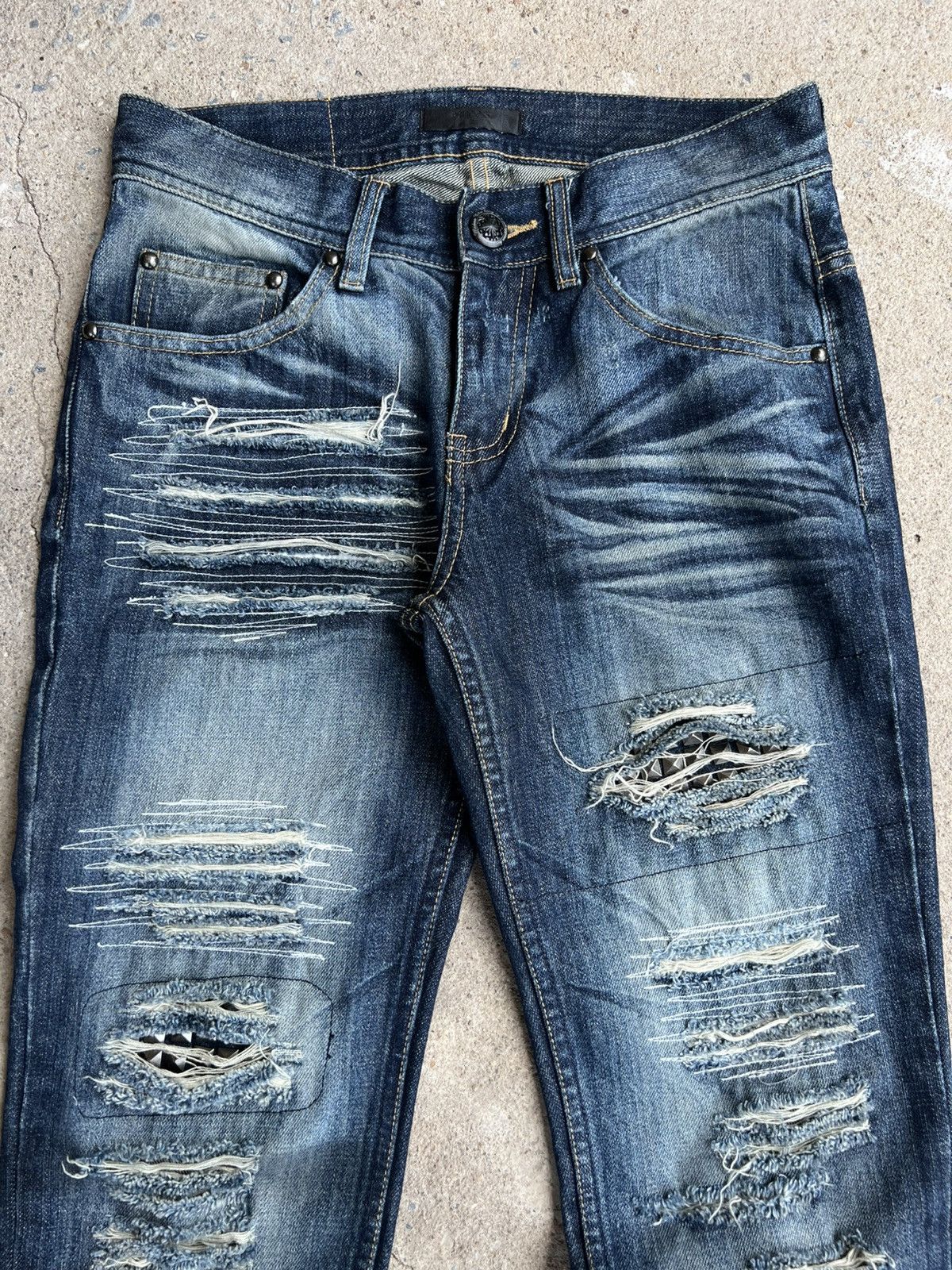 Other Archive* Midas Studded Flared Pants like ifsixwasnine Size US 31 - 4 Thumbnail