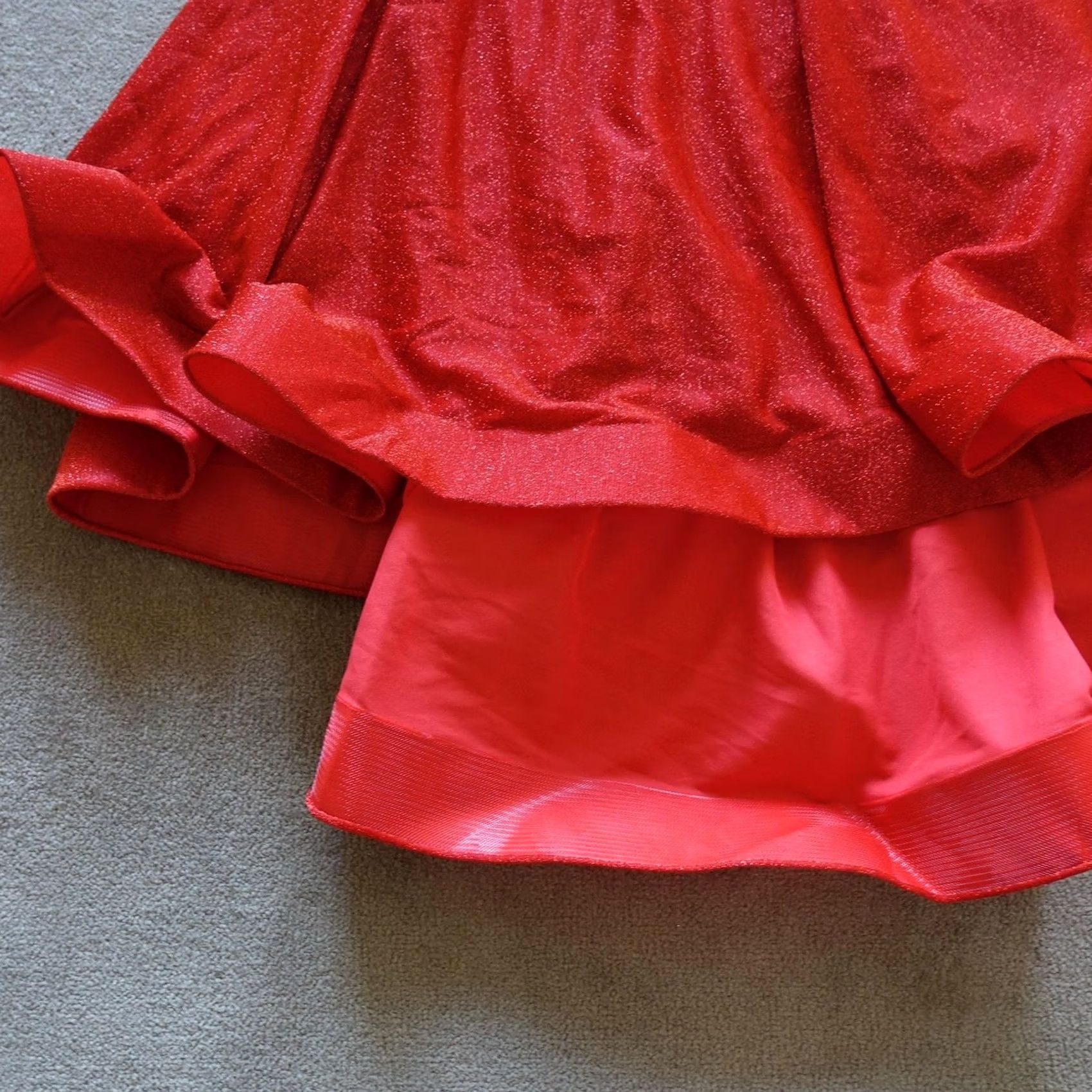 Vintage VINTAGE Babaroni Dress XS Red Prom Halter Mermaid Maxi Gown Rhinestone Formal Evening Women XS Red Mermaid Maxi Beaded Rhinestone Strap Halter Dress Size XS / US 0-2 / IT 36-38 - 6 Thumbnail