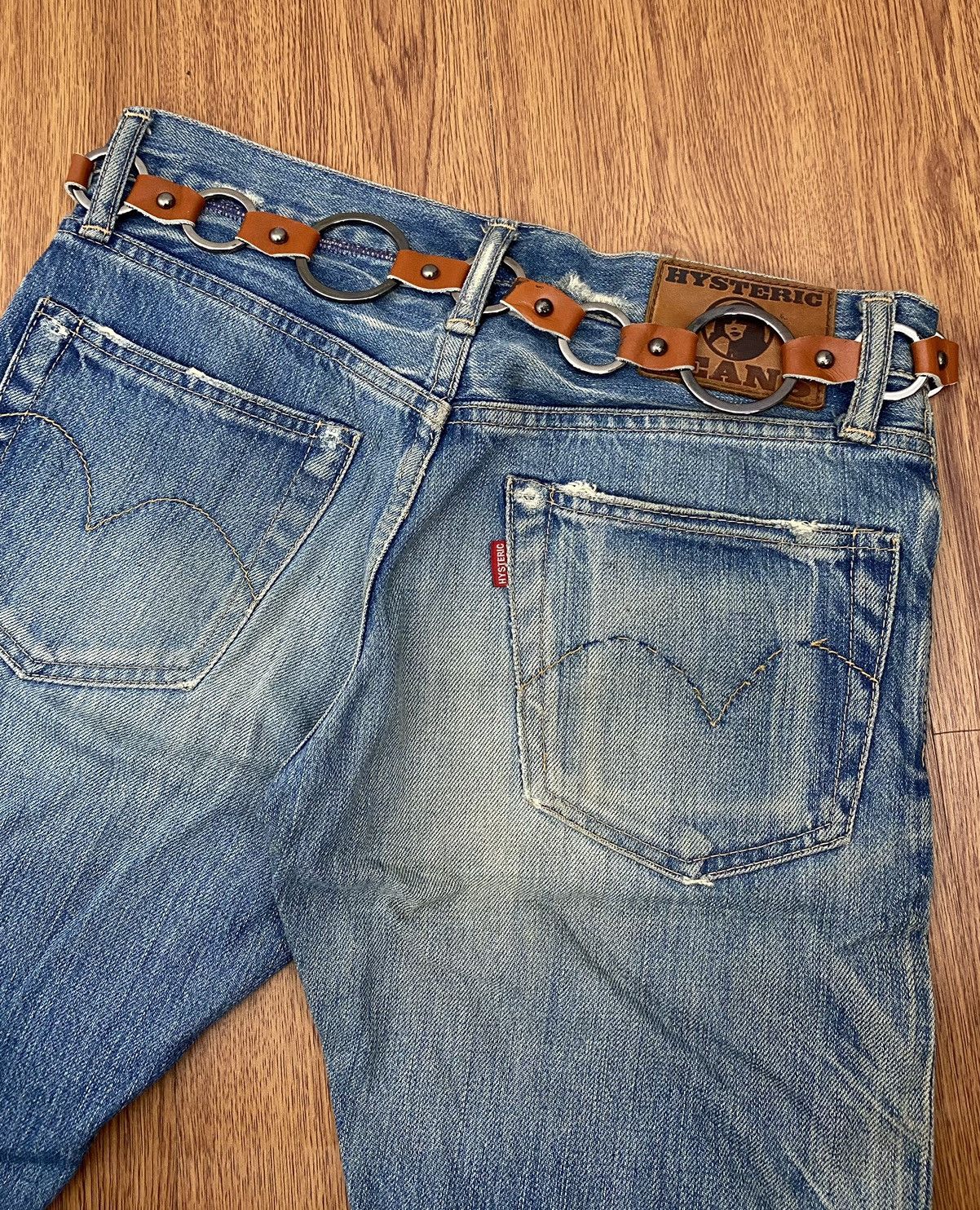 If Six Was Nine × Japanese Brand × Le Grande Bleu (L.G.B.) Ringer chain brown belt Size ONE SIZE - 4 Thumbnail