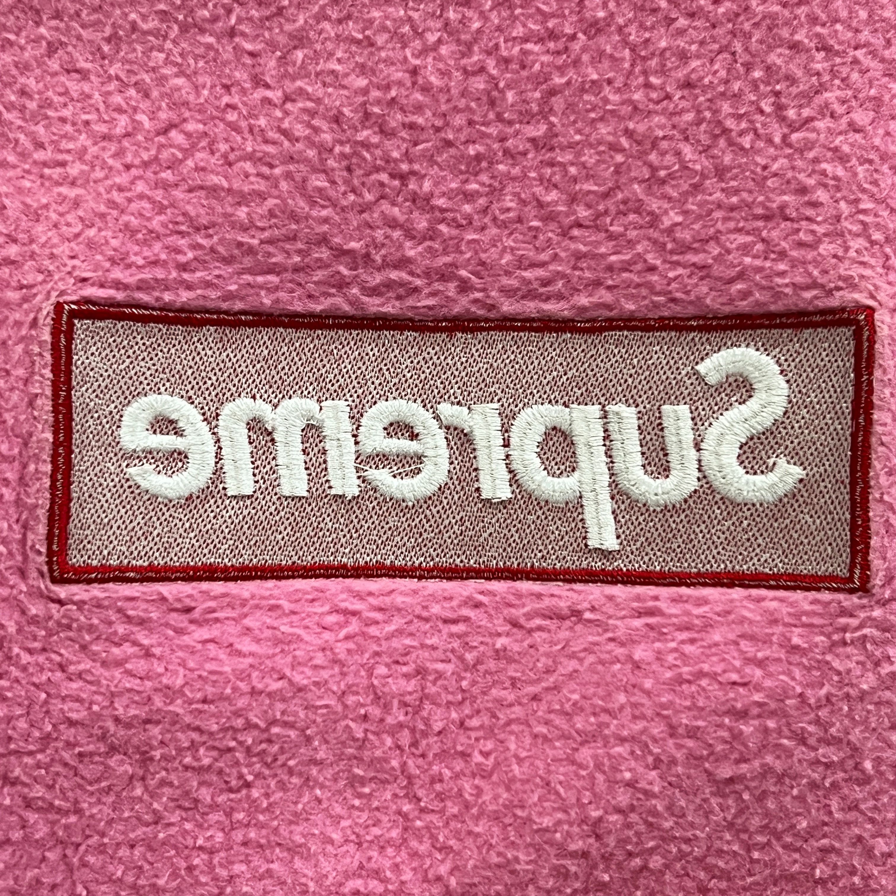 Supreme Supreme 15FW Box Logo CrewNeck Heather Pink Size US L / EU 52-54 / 3 - 4 Thumbnail