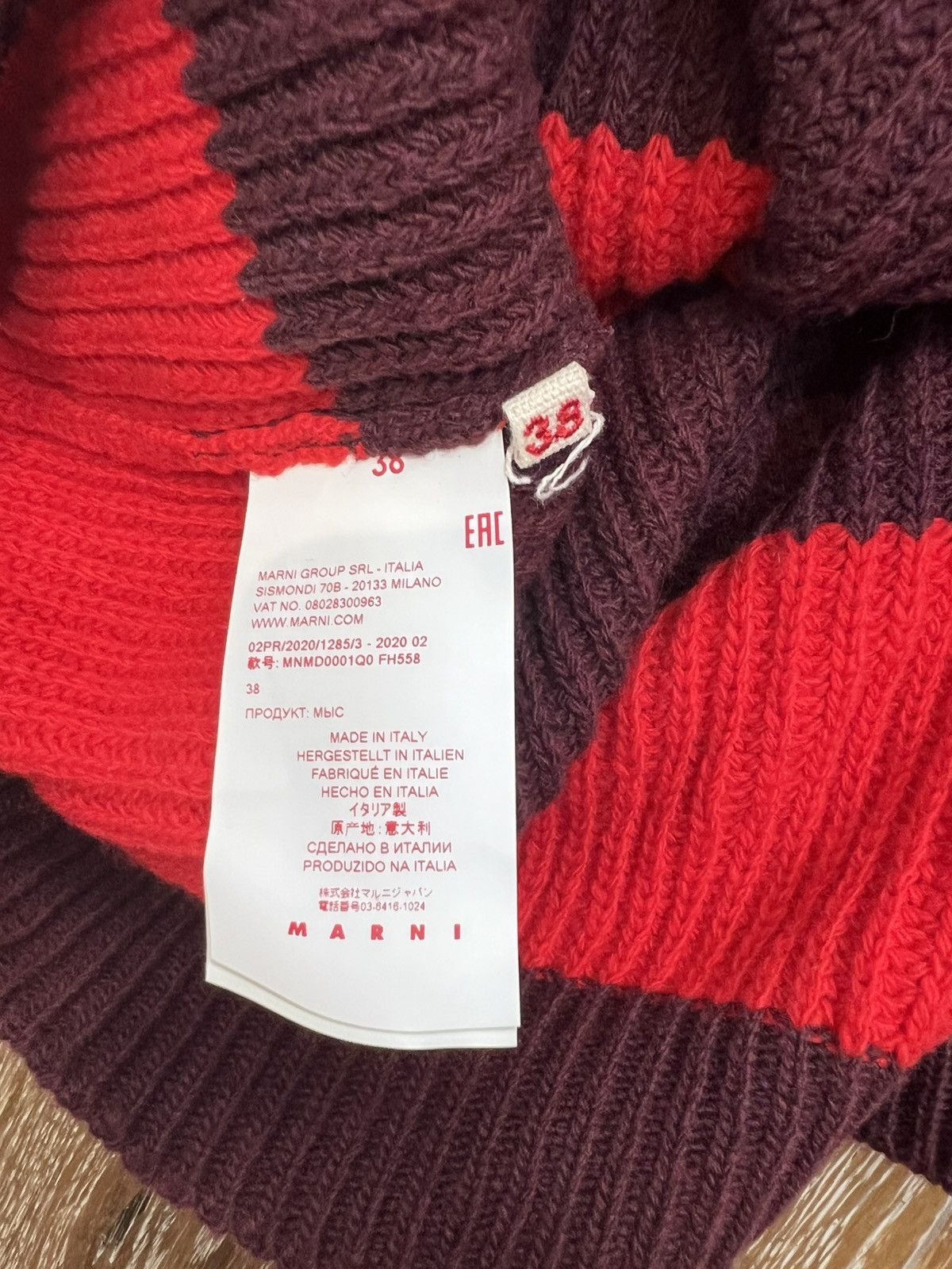 Marni Marni striped oversized knit sweater Size XS / US 0-2 / IT 36-38 - 4 Thumbnail