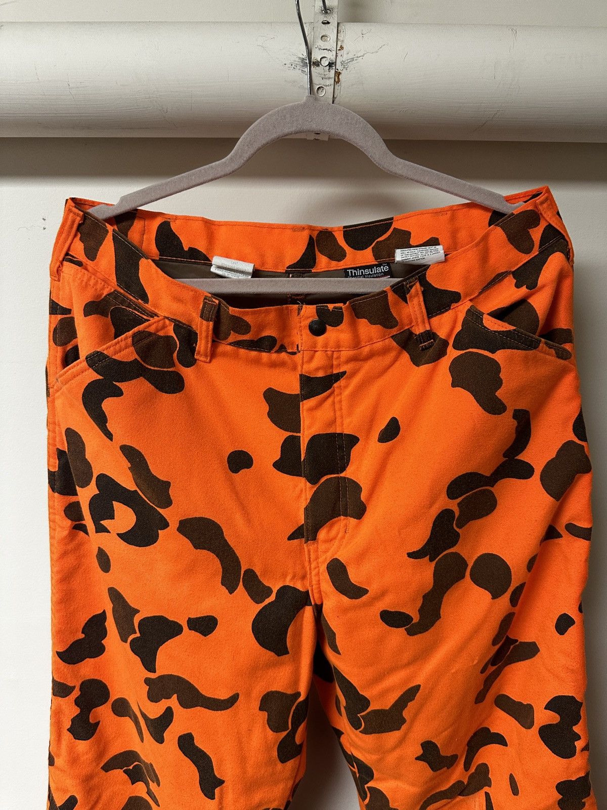 Vintage Vintage 1994 Orange Camo Thinsulate Pants Size US 36 / EU 52 - 2 Thumbnail