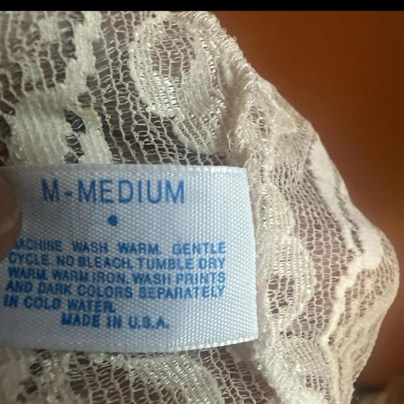 Other Half Slip Lorraine Nylon M USA Vintage lace Side Size ONE SIZE - 4 Thumbnail