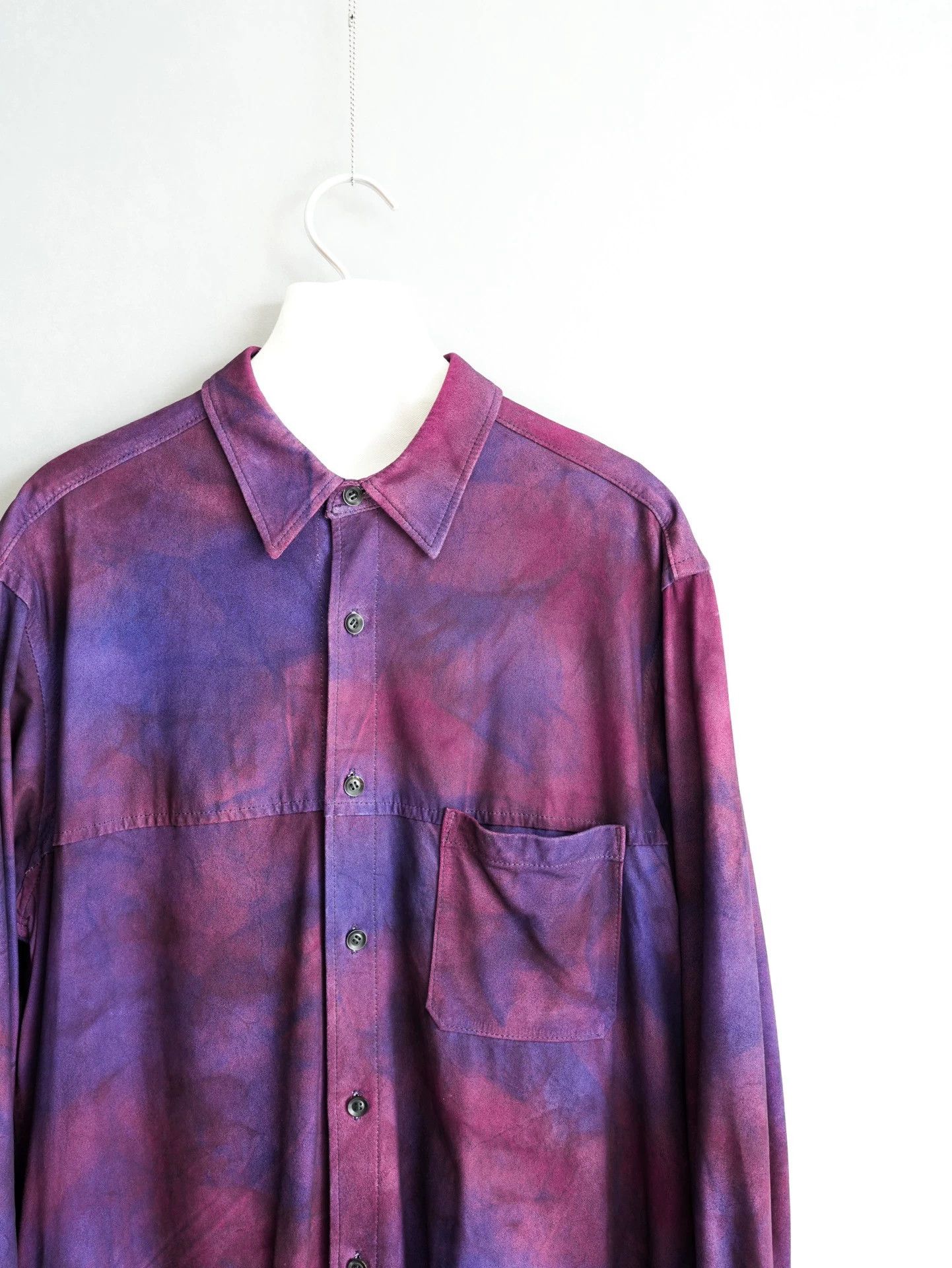 Yohji Yamamoto Yohji Yamamoto x ISAMU KATAYAMA 22SS Leather Shirt Size US M / EU 48-50 / 2 - 4 Thumbnail