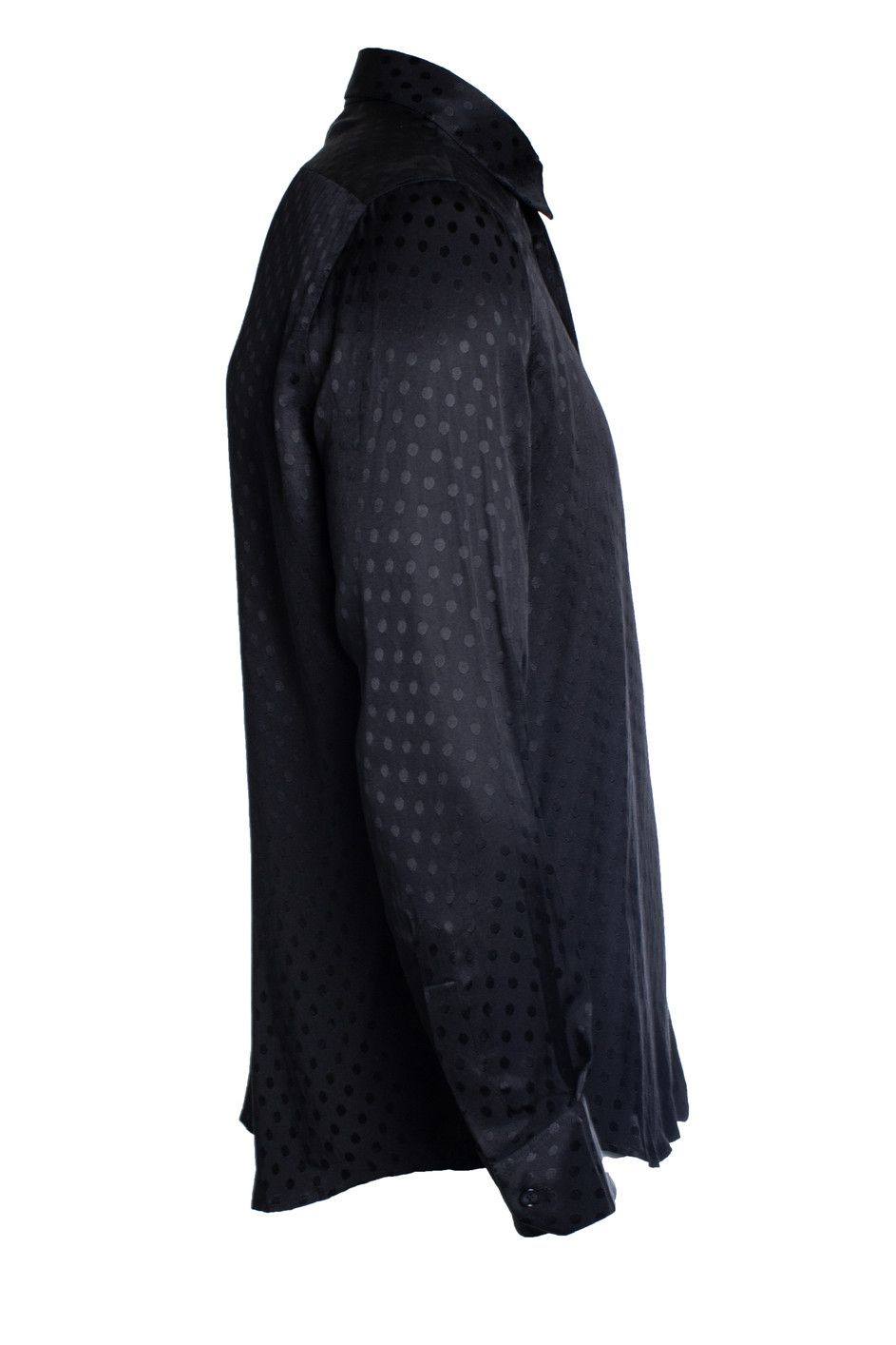 Celine Celine, polkadot shirt in black Size US L / EU 52-54 / 3 - 2 Thumbnail