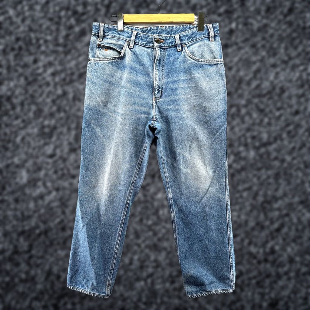 Vintage R.M. Williams Jeans Mens 36 Regular Straight Blue Denim 5-Pocket Zip Cotton Cowboy Western Straight Leg Size US 36 / EU 52 - 1 Thumbnail