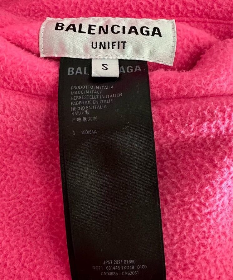Balenciaga BALENCIAGA SS22 Sporty B Series Fleece School 2412-Nextarrow Size US S / EU 44-46 / 1 - 8 Thumbnail