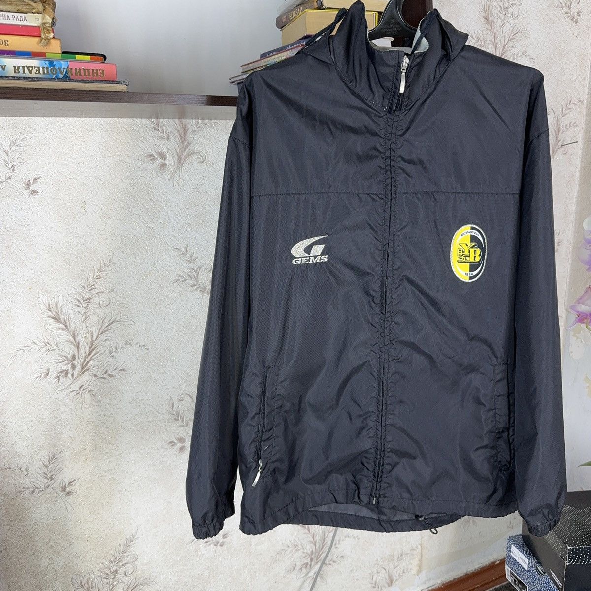 Vintage Vintage Gems BSC Young Boys 2001 Light jacket Nylon Black Size US XL / EU 56 / 4 - 4 Thumbnail