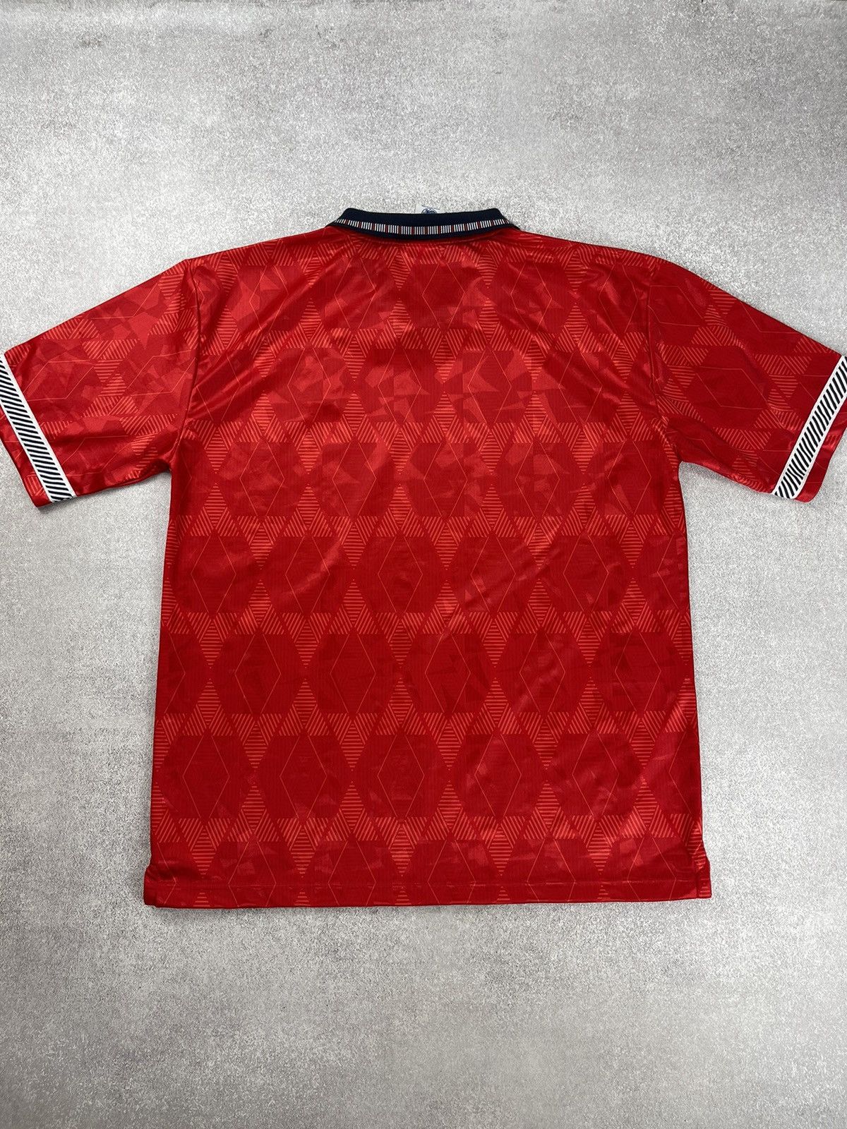 Vintage Vintage 90’s England Soccer Draw Jersey Football Shirt Size US XL / EU 56 / 4 - 9 Thumbnail