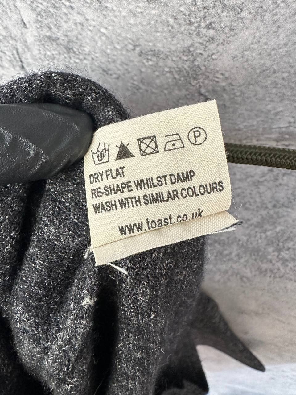 Other TOAST Wool/Linen Turtleneck Dress Dark Charcoal Short Sleeve Size M / US 6-8 / IT 42-44 - 11 Thumbnail