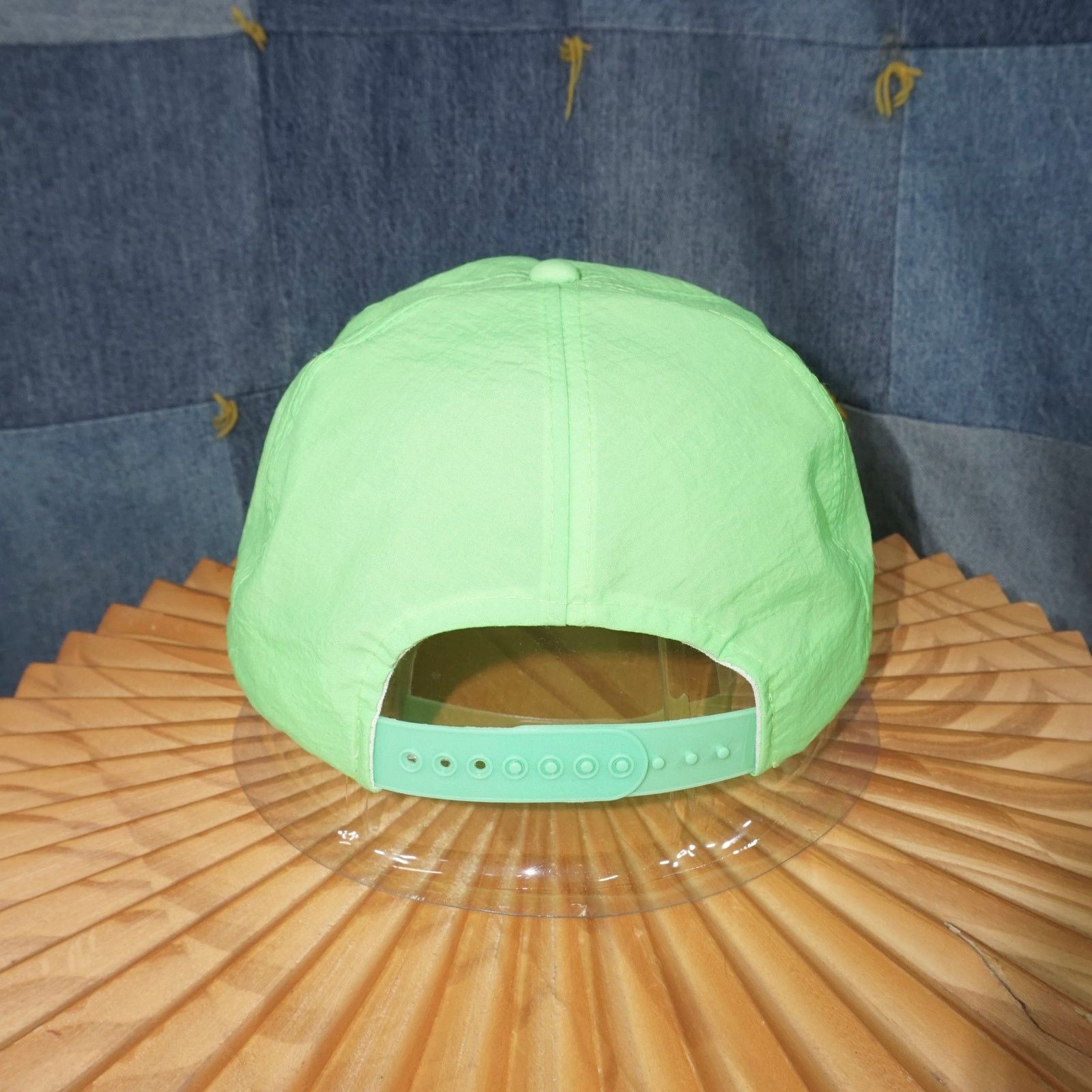 Vintage OSFA - Vintage builders concrete spell out neon rope hat Size ONE SIZE - 5 Thumbnail