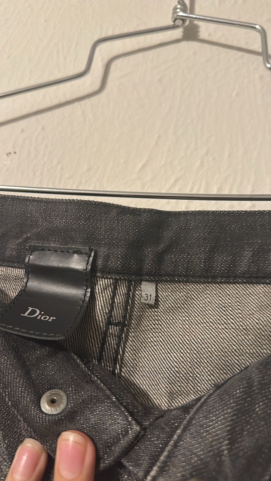Dior Dior Homme AWO5 “In the morning” Black waxed denim Size US 31 - 5 Thumbnail