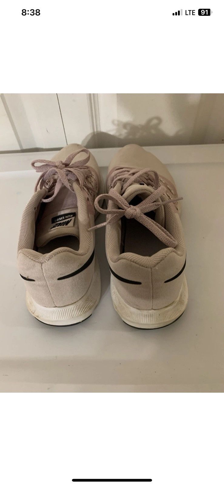 Nike Nike womens sz 8 sneakers shoes run swift plum 909006-502 Size US 8 / IT 38 - 9 Thumbnail