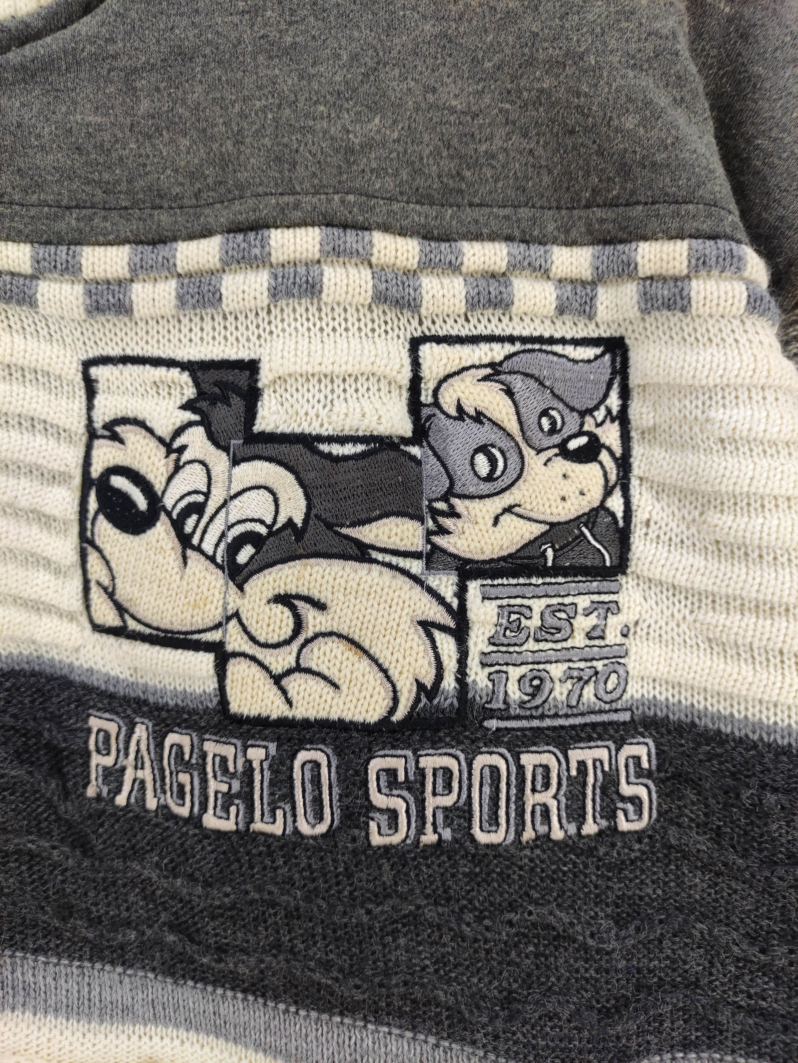 Vintage Vintage Pagelo Sport Knit Sweater Jacket Zipper Size US L / EU 52-54 / 3 - 4 Thumbnail