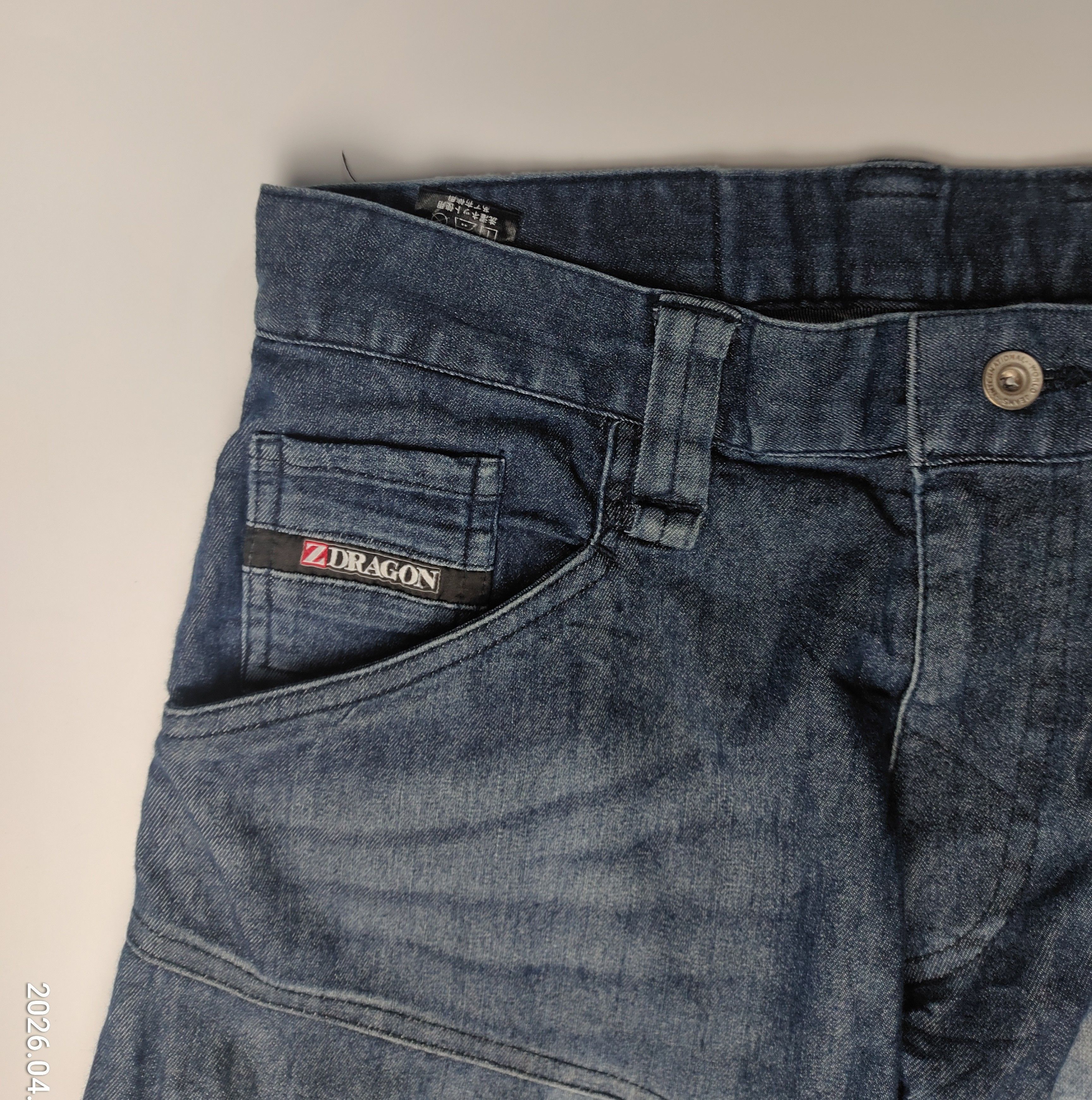 Japanese Brand Vintage Z Dragon 6 Pockets Stratchable Jeans Size US 32 / EU 48 - 3 Thumbnail
