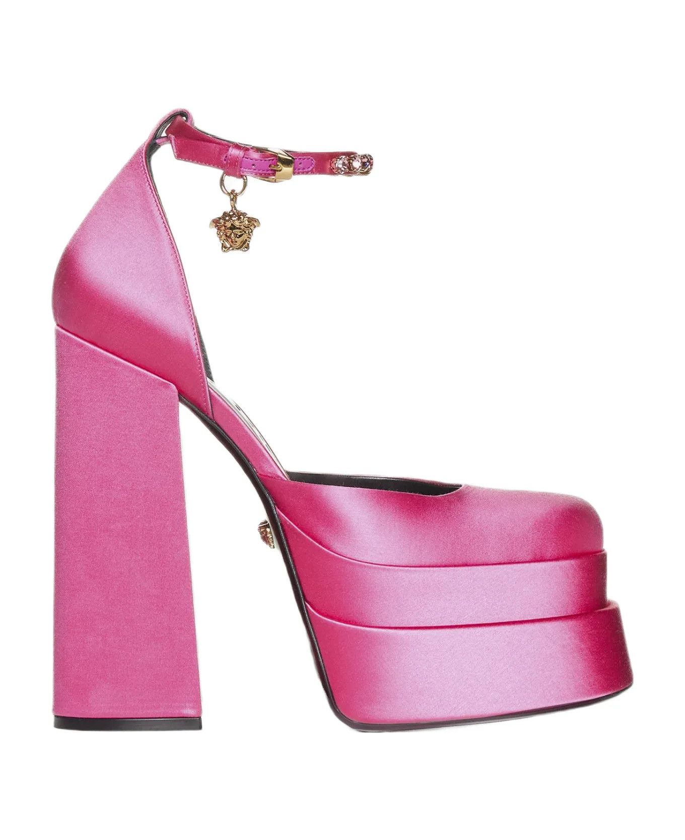 Versace o1y0226 Pumps in Magenta Size US 7 / IT 37 - 1 Thumbnail
