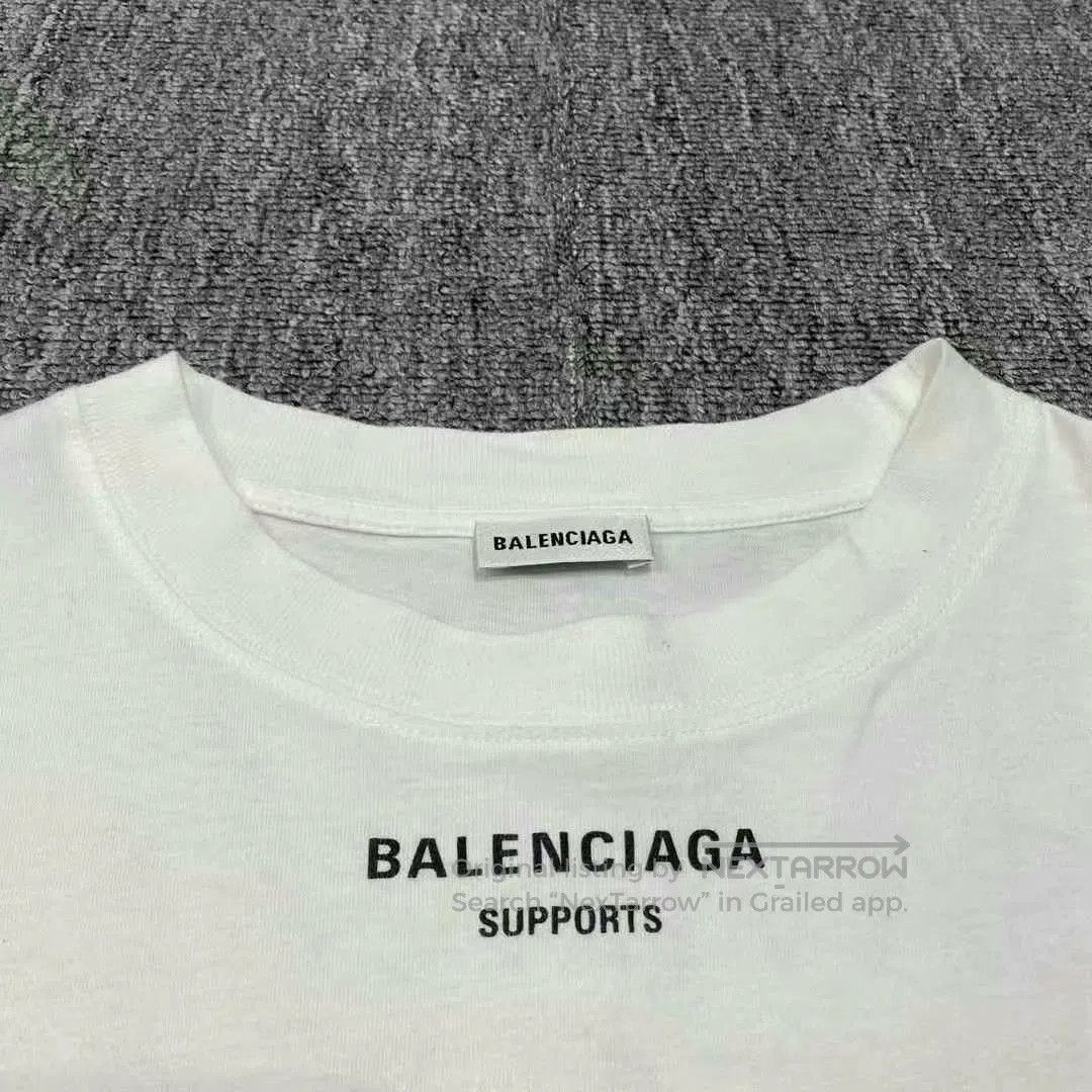 Balenciaga balenciaga white short sleeve t. Size US XS / EU 42 / 0 - 3 Thumbnail