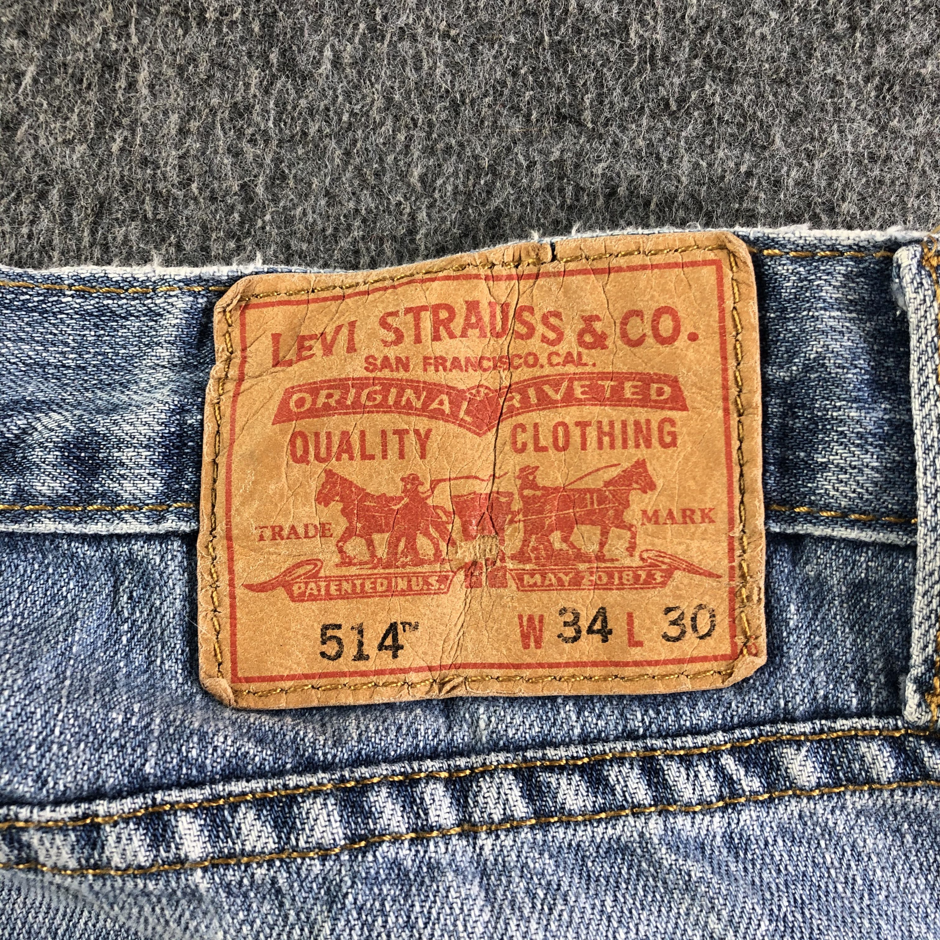 Levi's Vintage Light Wash Levis 514 Jeans-J4371 Size US 34 / EU 50 - 5 Thumbnail