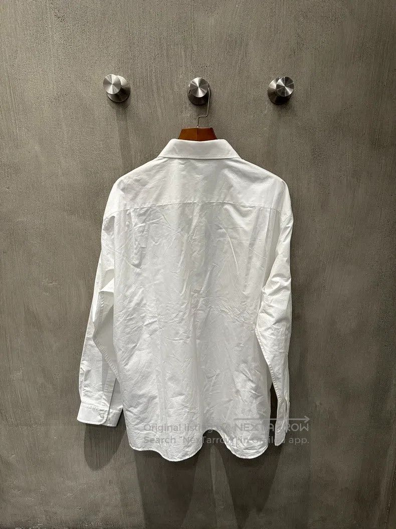 Balenciaga Balenciaga Loose-fit logo white shirt Size US M / EU 48-50 / 2 - 2 Thumbnail
